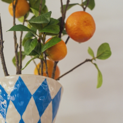 Les Branches d’Oranger - Vase Arlequin #Artificiel