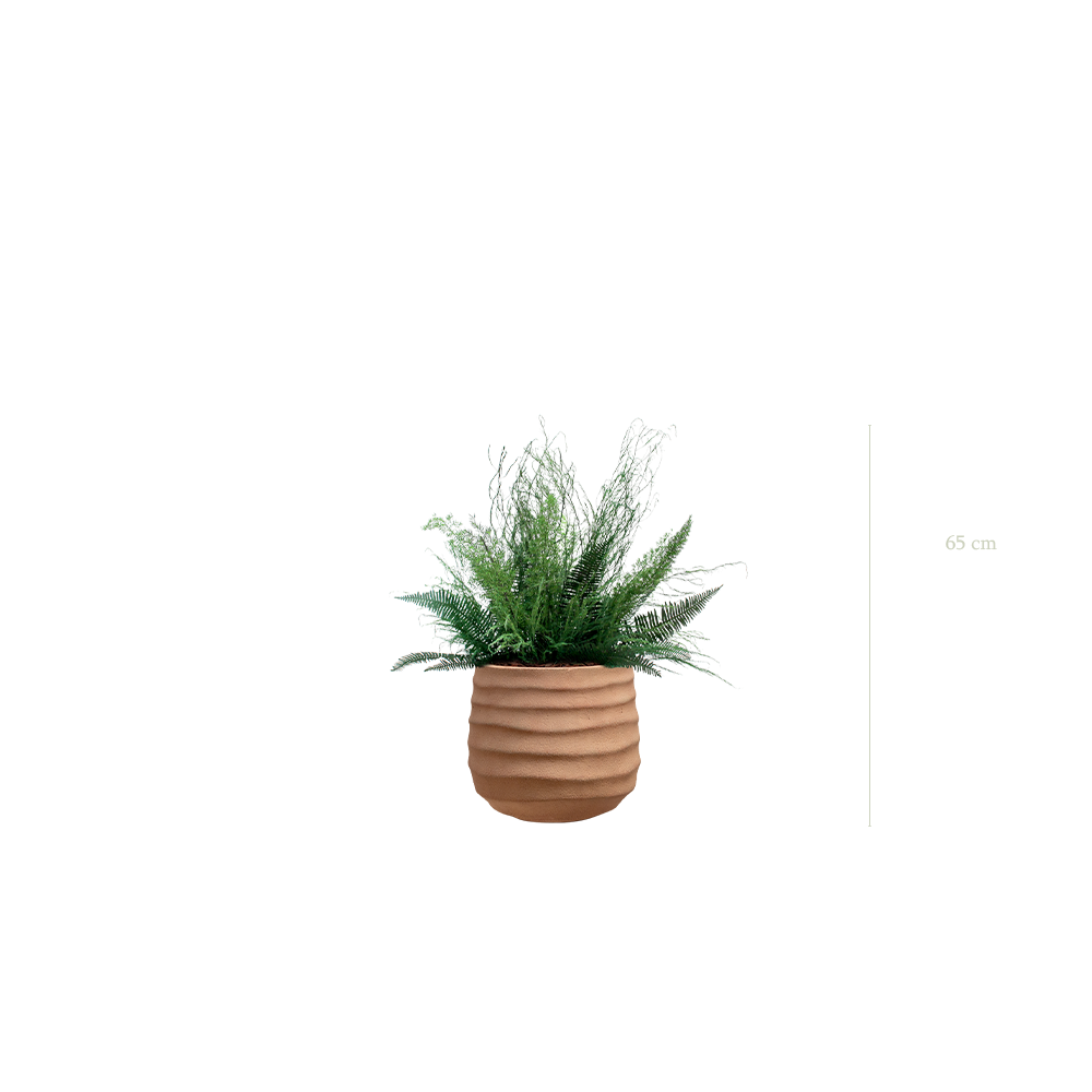 der Wald - terracotta Topf #stabilisiert