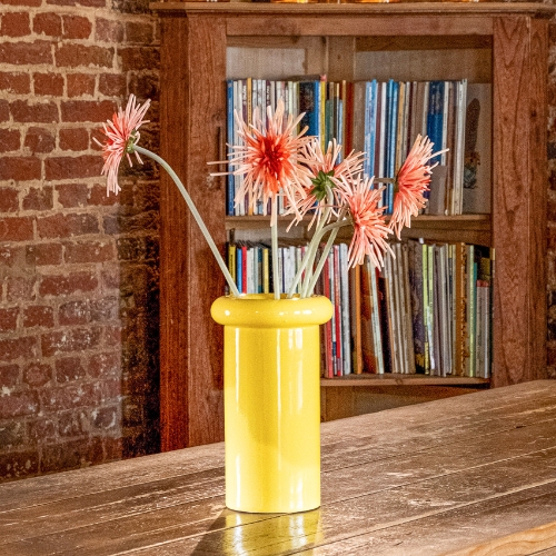 Les Gerberas Spider Roses - Vase Mario - Artificiel