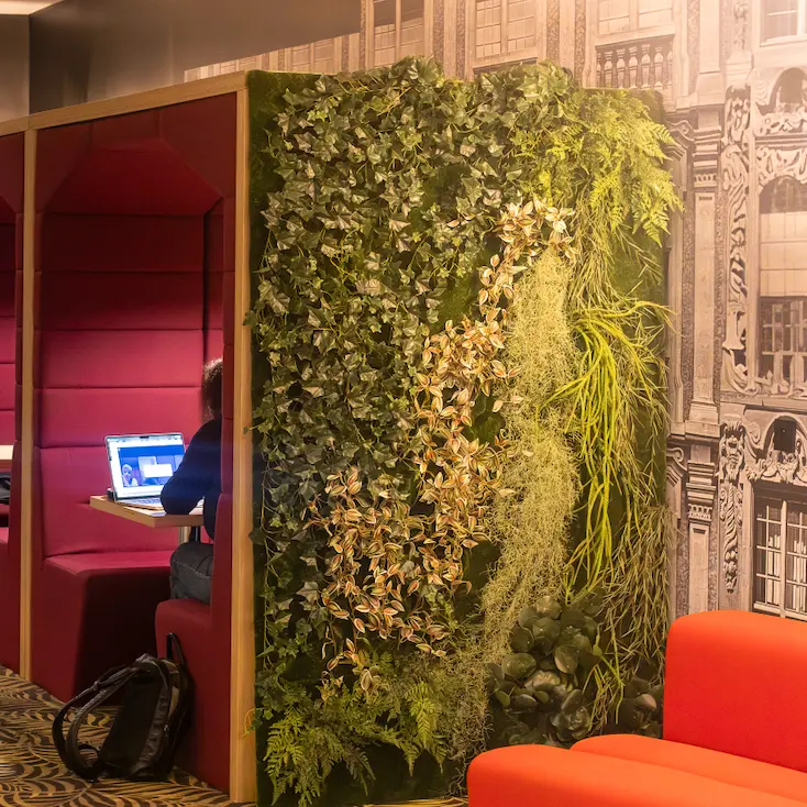 Mur végétal Botanique sur mesure - Artificiel