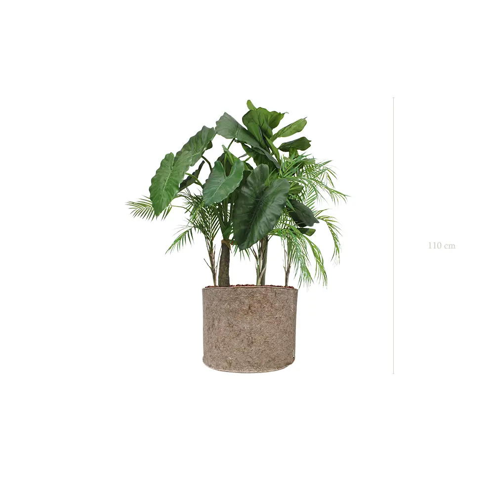 La Palawan - Pot Tissu Beige - Artificiel