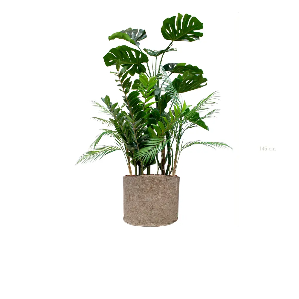 La Holbox - Pot Tissu Beige - Artificiel