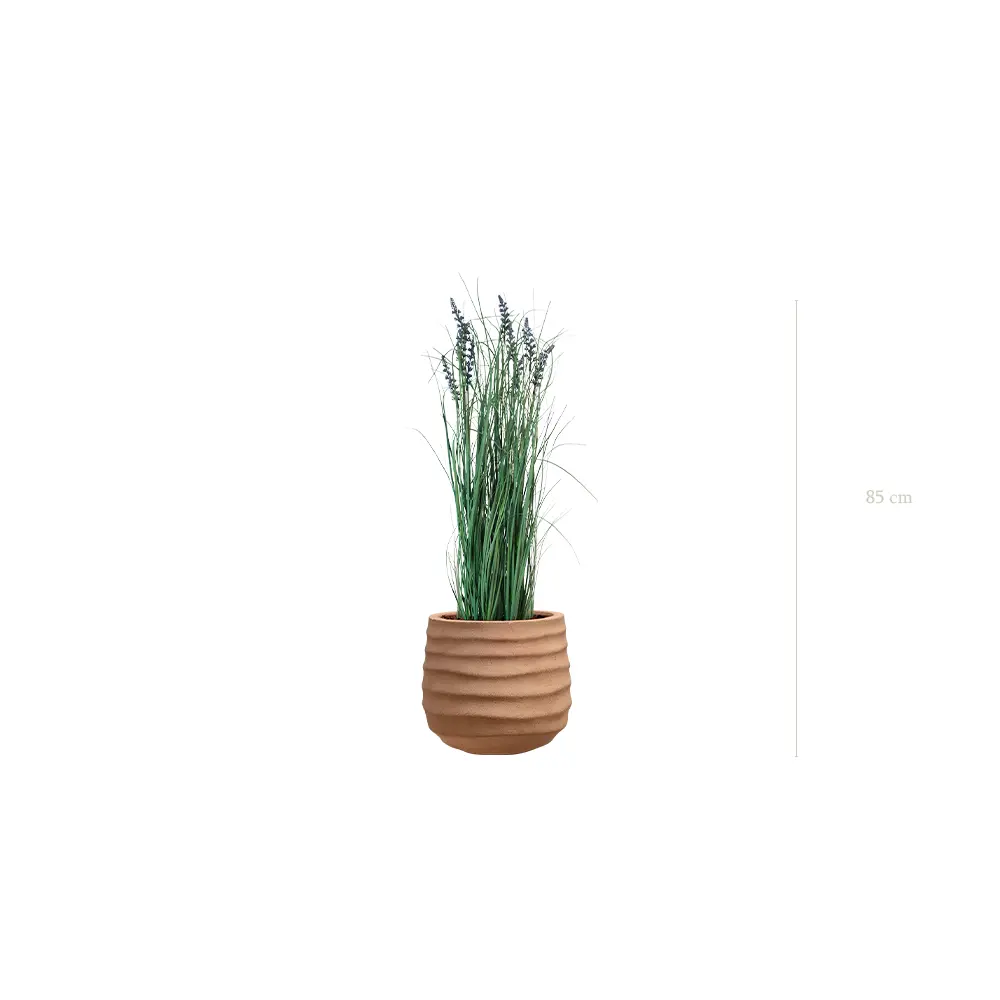 La Lavande - Pot Terracotta - Artificiel