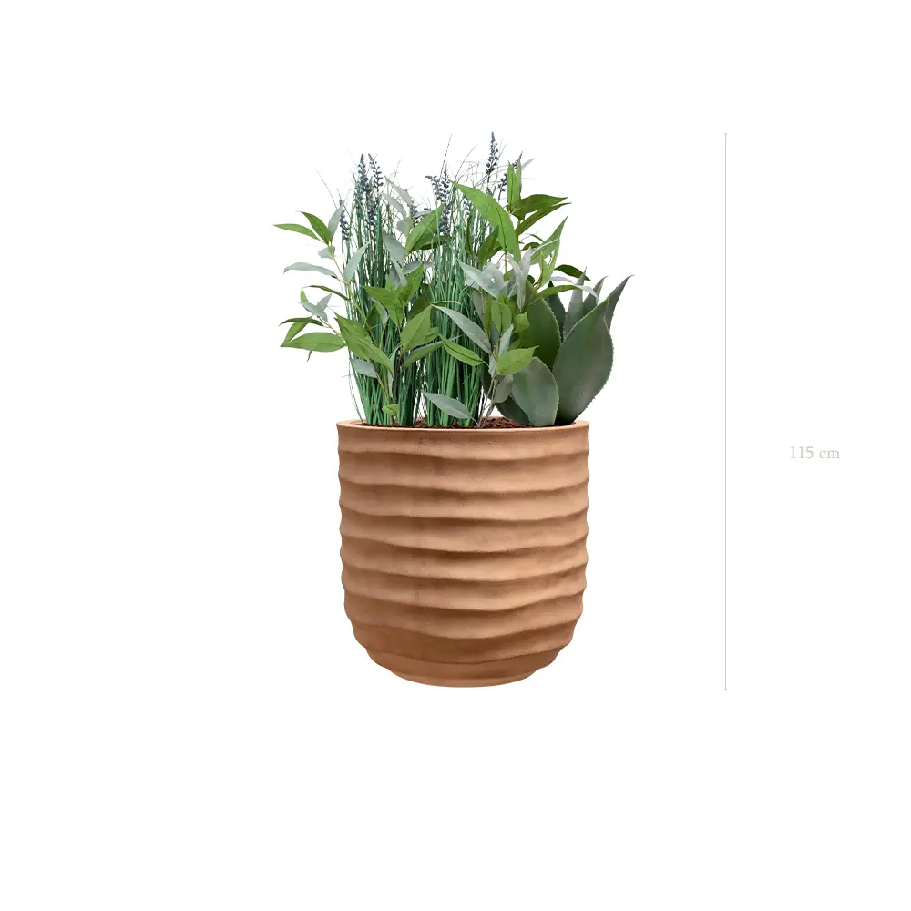 La Lavandou - Pot Terracotta - Artificiel