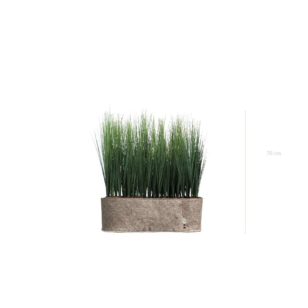 Jardinière Pilat - Bac Tissu Beige - Artificiel
