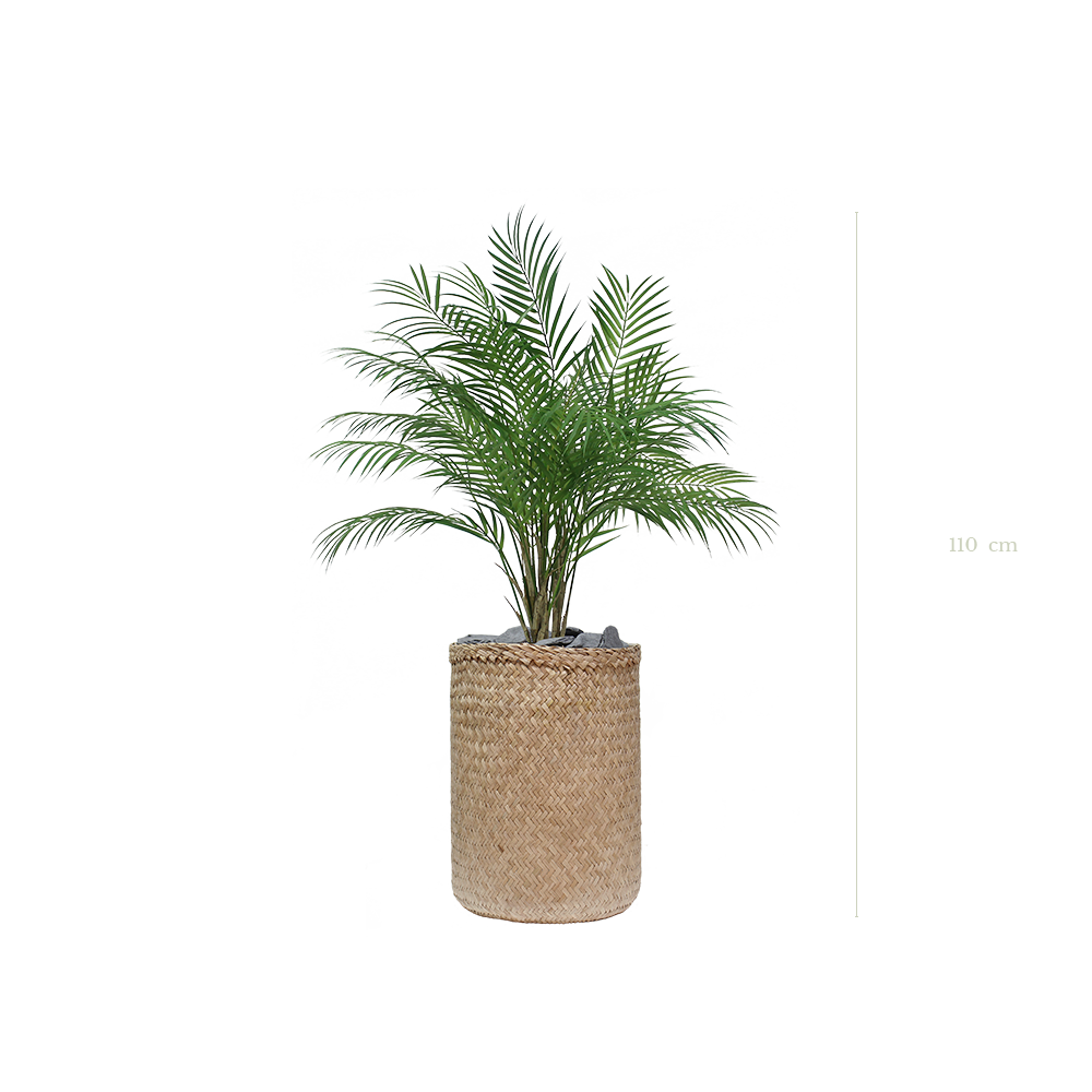 Le Palm 110 cm - Pot Tressé - Artificiel