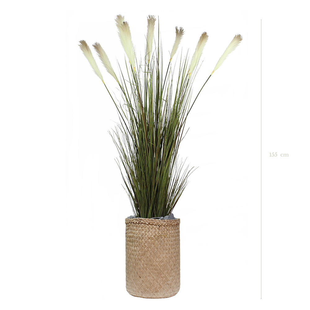 La Pampa 155 cm - Pot Tressé - Artificiel