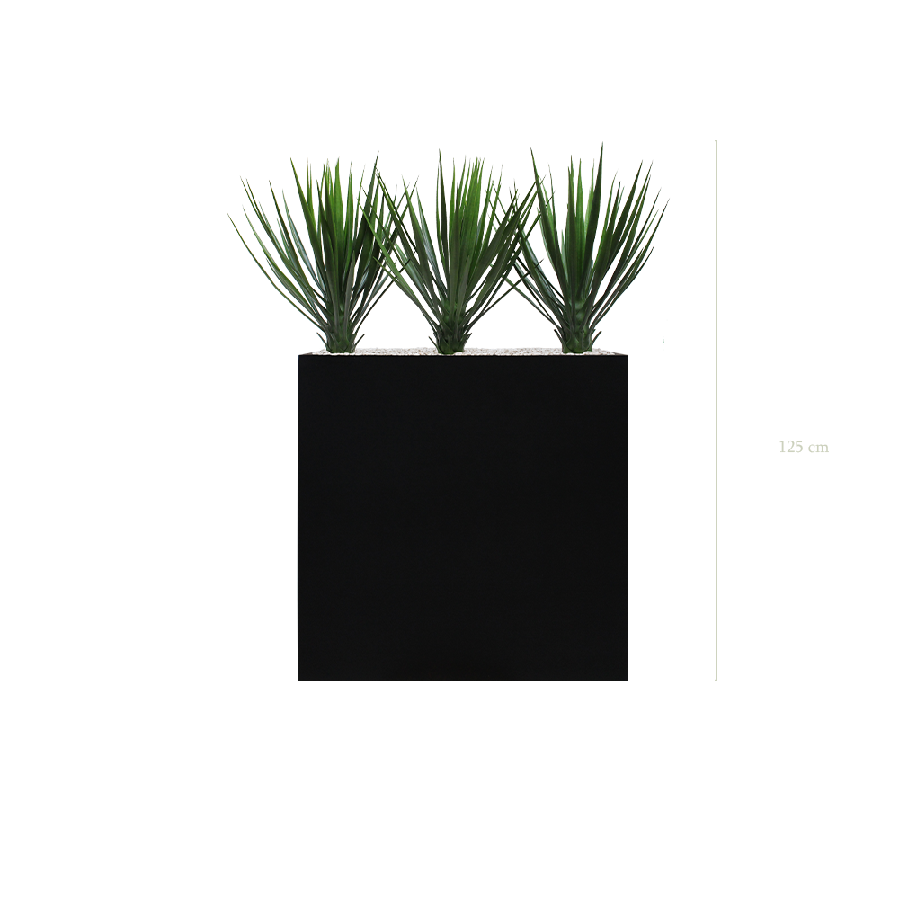 Séparateur L. Yuccas - Bac Noir - Extérieur - Artificiel