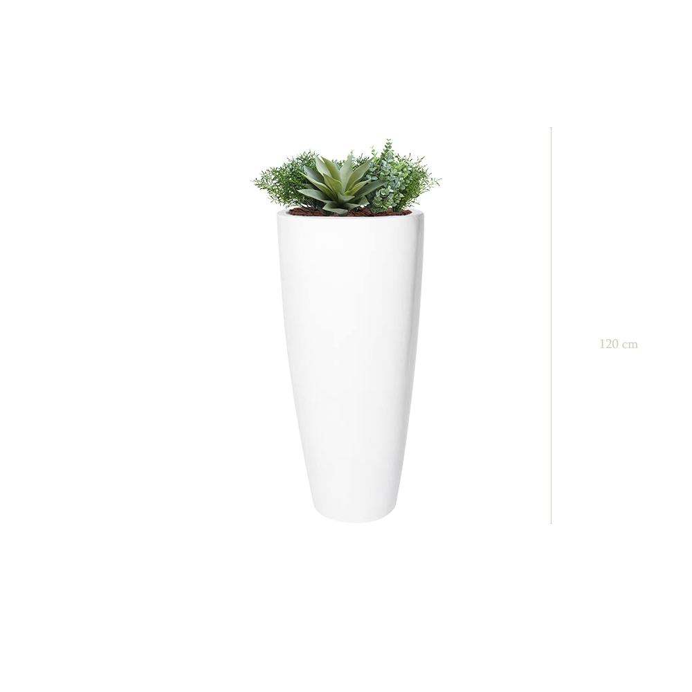 La Mexico - Pot Haut Blanc - Artificiel