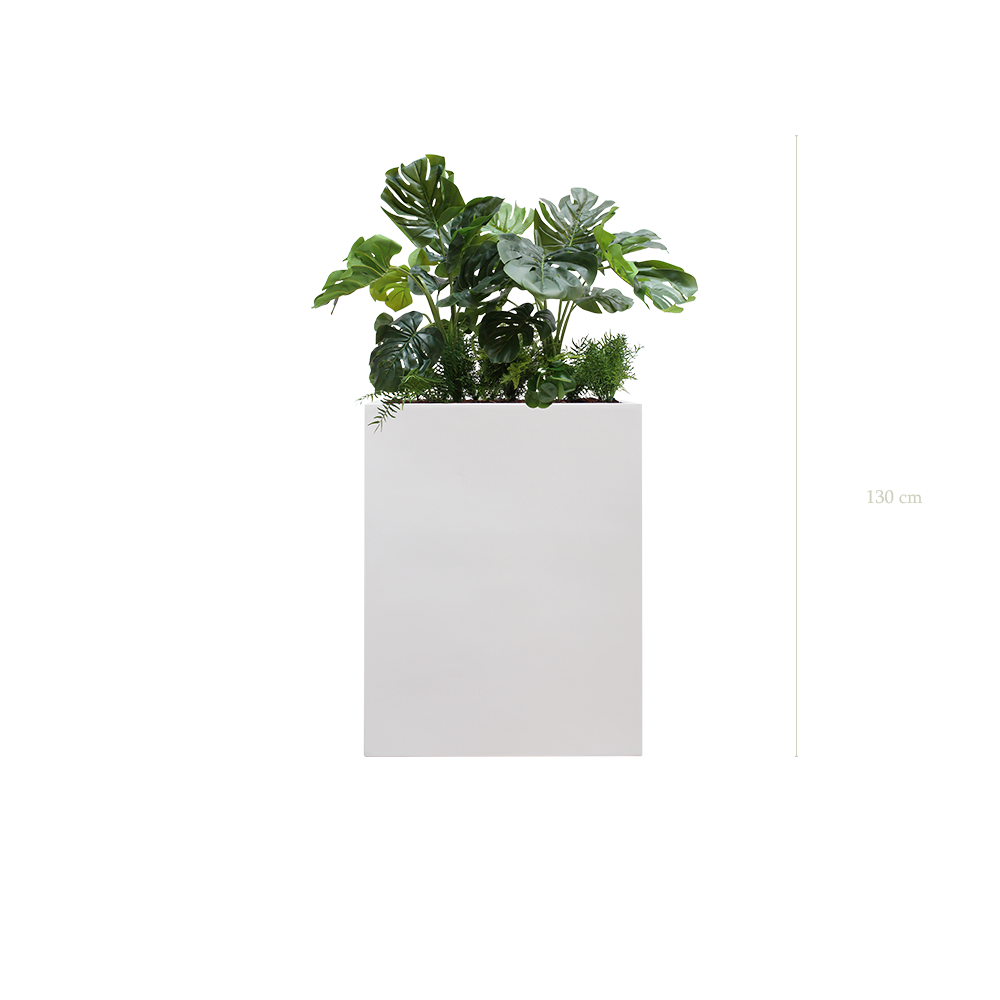 Séparateur M. Monstera - Bac Blanc - Artificiel