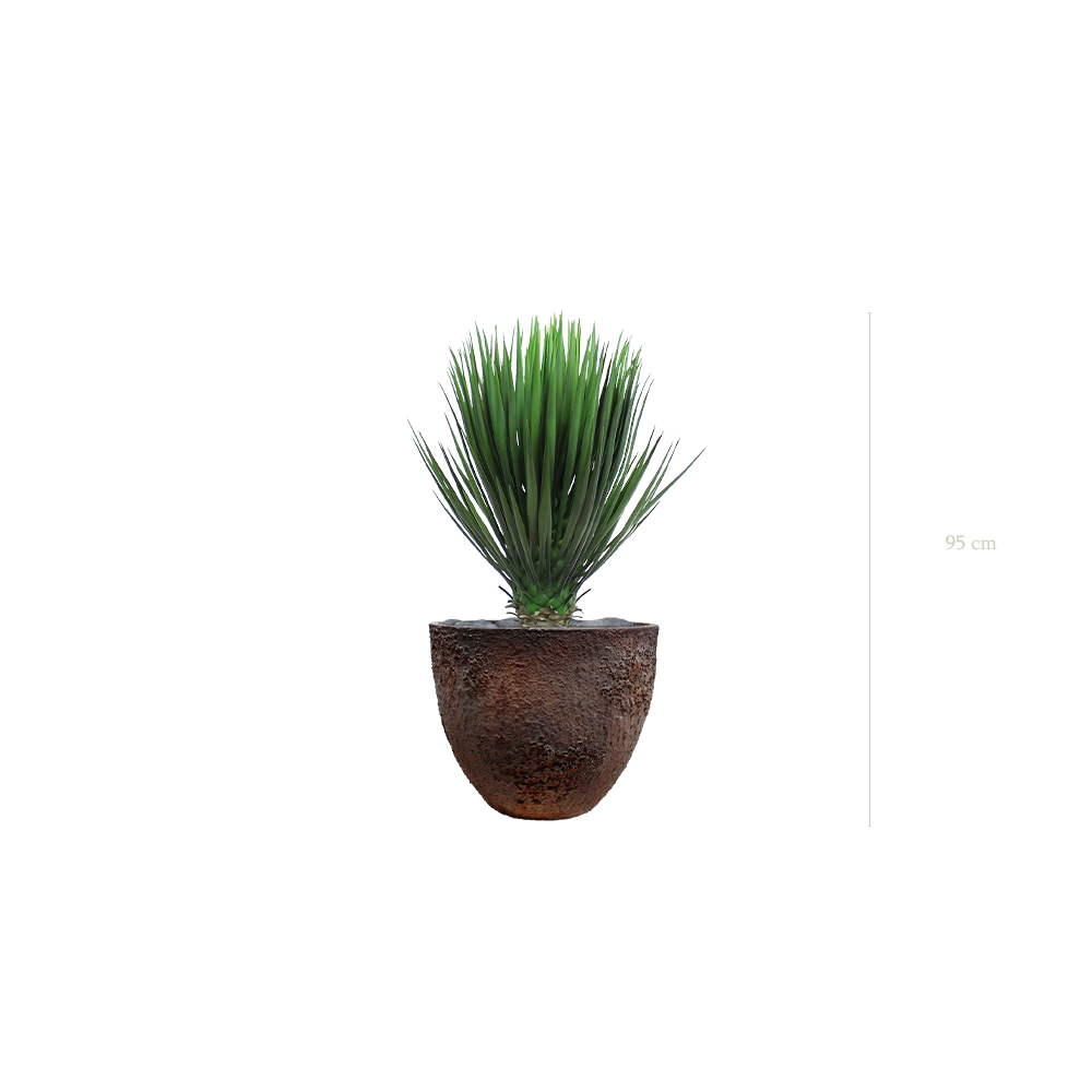 Le Yucca - Pot Oyster - Artificiel