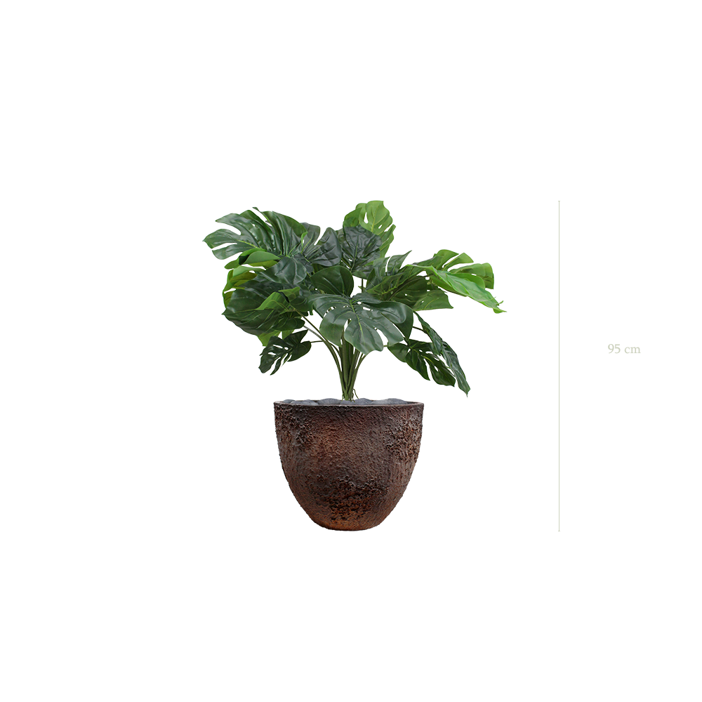La Petite Monstera - Pot Oyster - Artificiel