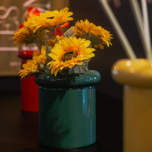 [A-FL11-CE22] Les Tournesols - Pot Mario - Artificiel