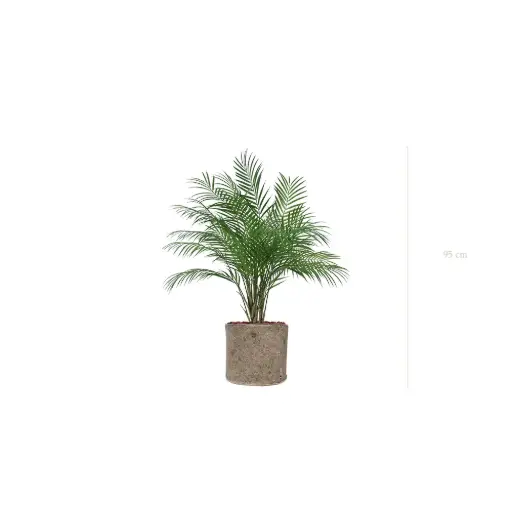 [A-TG9-TI5] Le Palm - Pot Tissu Beige - Artificiel